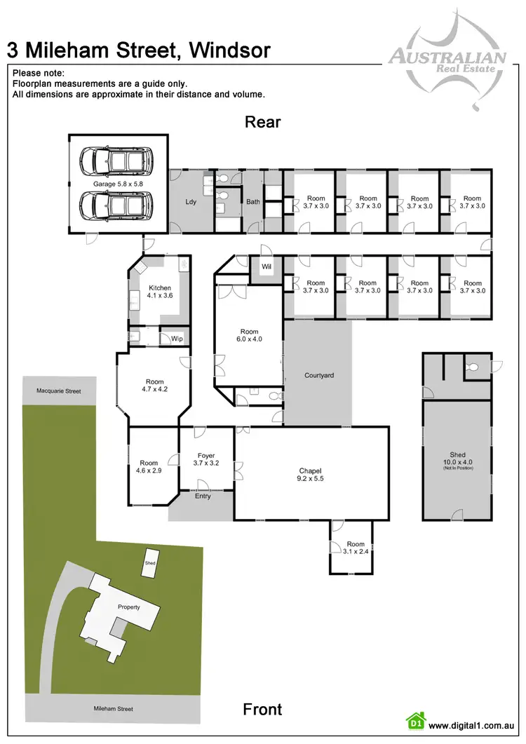 Floorplan of Homely house listing, 3 Mileham Street, Windsor NSW 2756