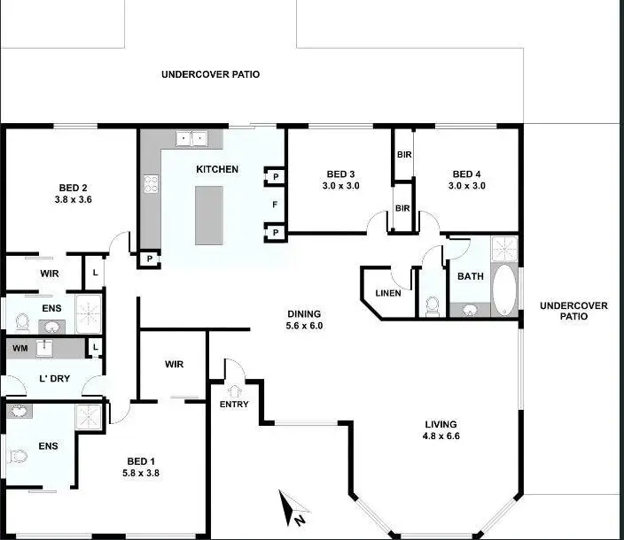 Floorplan of Homely house listing, 17 Clearview Drive, Glass House Mountains QLD 4518