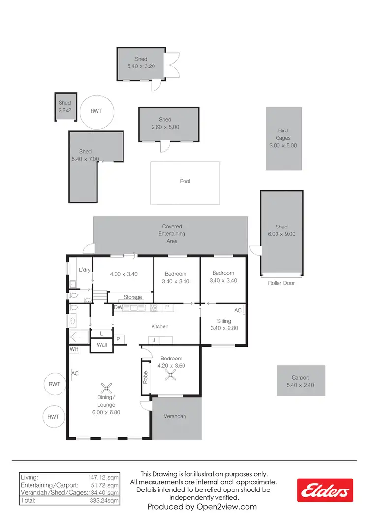 Floorplan of Homely house listing, 77 Main North Road, Sevenhill SA 5453