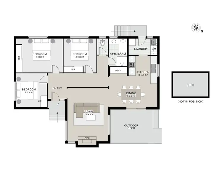 Floorplan of Homely house listing, 22 Castlemain Road, Ravenswood TAS 7250