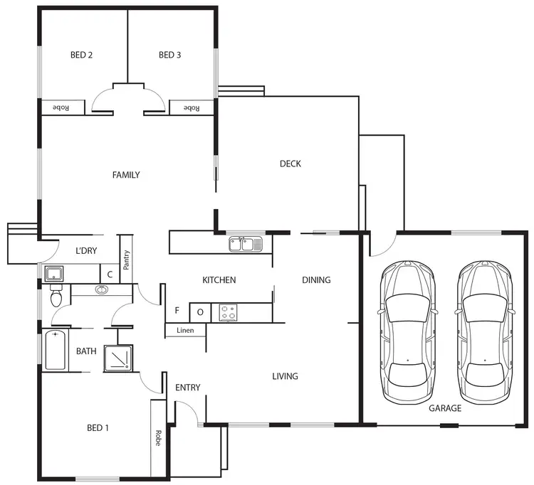 Floorplan of Homely house listing, 208 Newman-Morris Circuit, Oxley ACT 2903