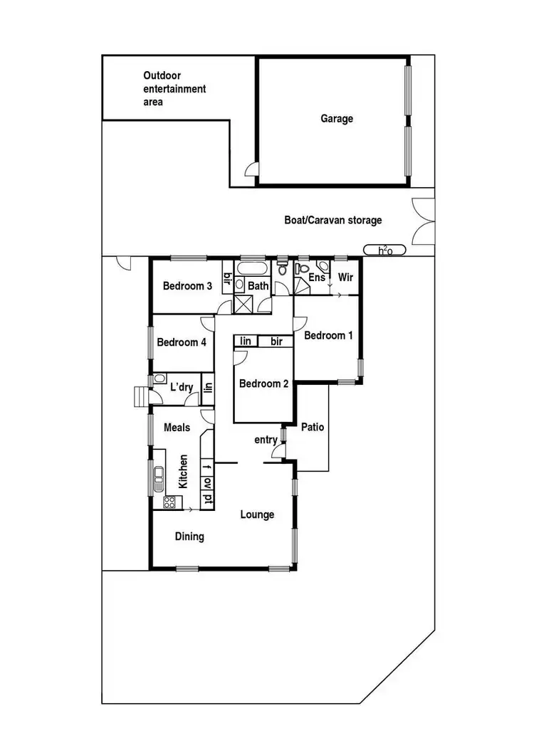 Floorplan of Homely house listing, 30 Ellery Street, Bundoora VIC 3083