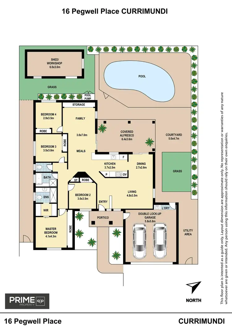 Floorplan of Homely house listing, 16 Pegwell Place, Currimundi QLD 4551