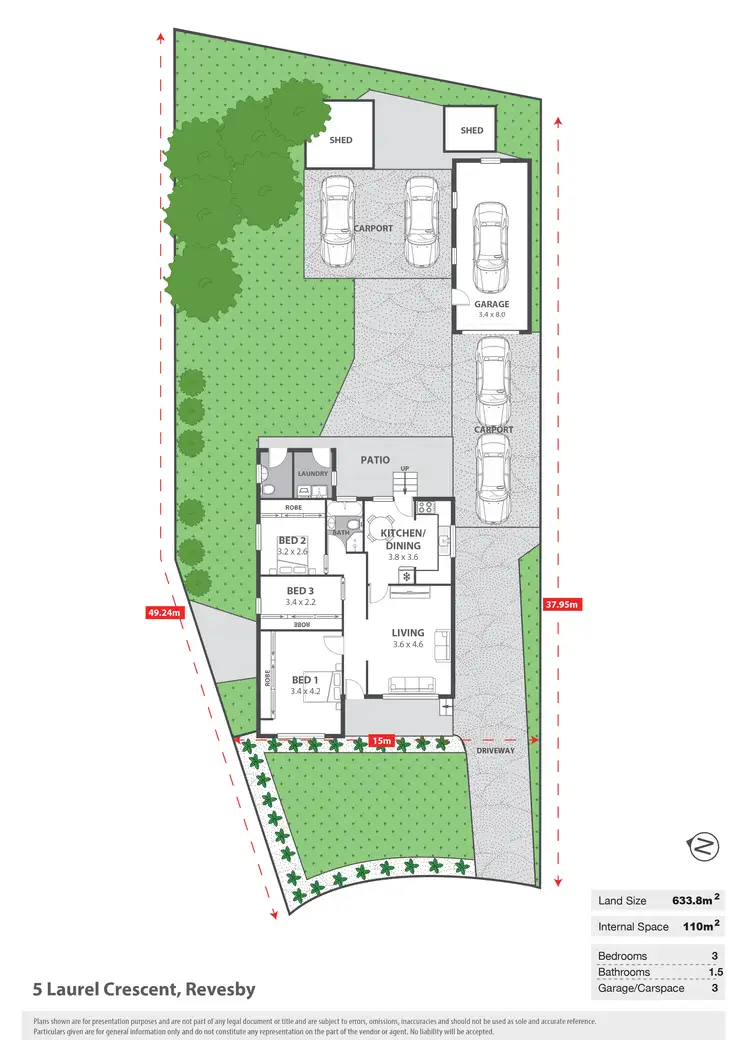 Floorplan of Homely house listing, 5 Laurel Crescent, Revesby NSW 2212