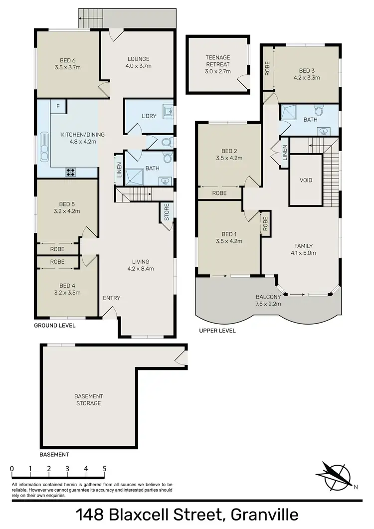 Floorplan of Homely house listing, 148 Blaxcell Street, Granville NSW 2142