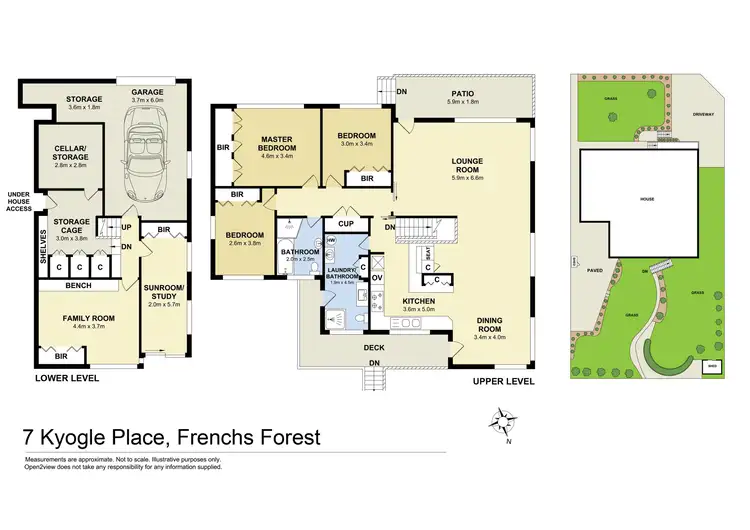 Floorplan of Homely house listing, 7 Kyogle Place, Frenchs Forest NSW 2086