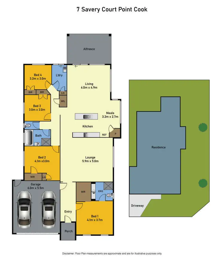 Floorplan of Homely house listing, 7 Savery Court, Point Cook VIC 3030