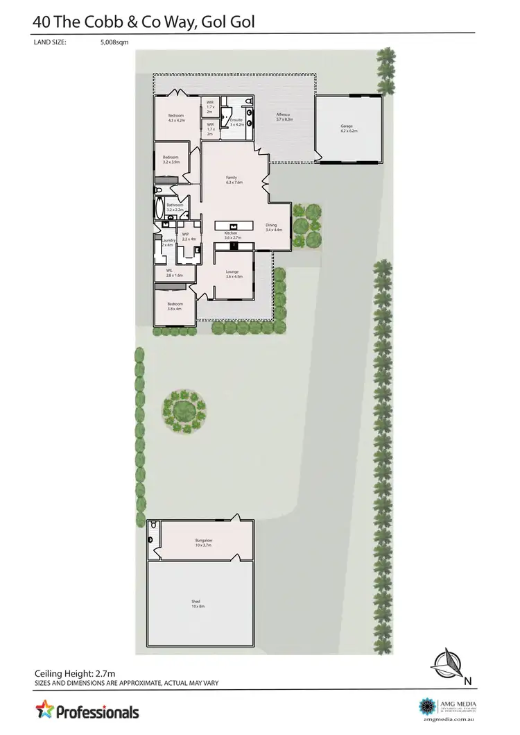 Floorplan of Homely house listing, 40 The Cobb & Co Way, Gol Gol NSW 2738