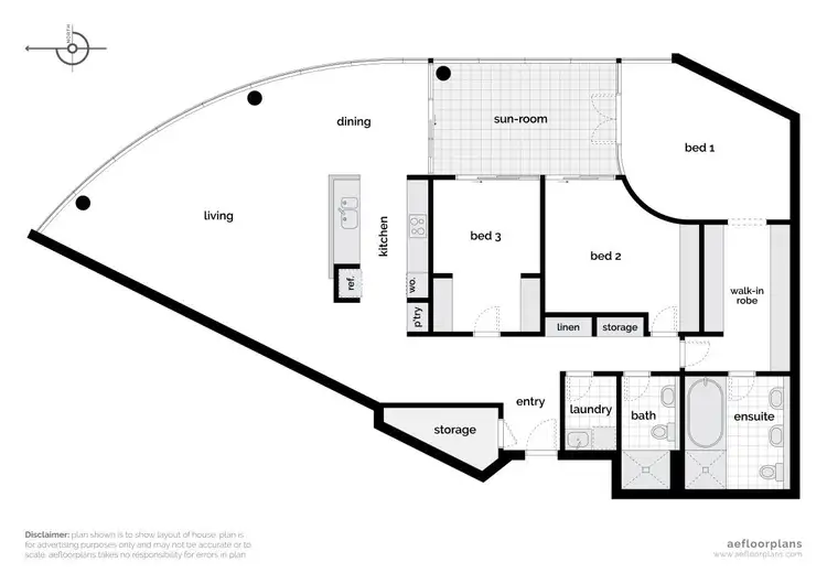 Floorplan of Homely apartment listing, 36/9 Eastlake Parade, Kingston ACT 2604