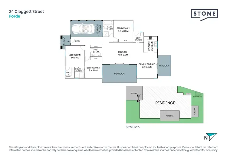 Floorplan of Homely house listing, 24 Cleggett Street, Forde ACT 2914