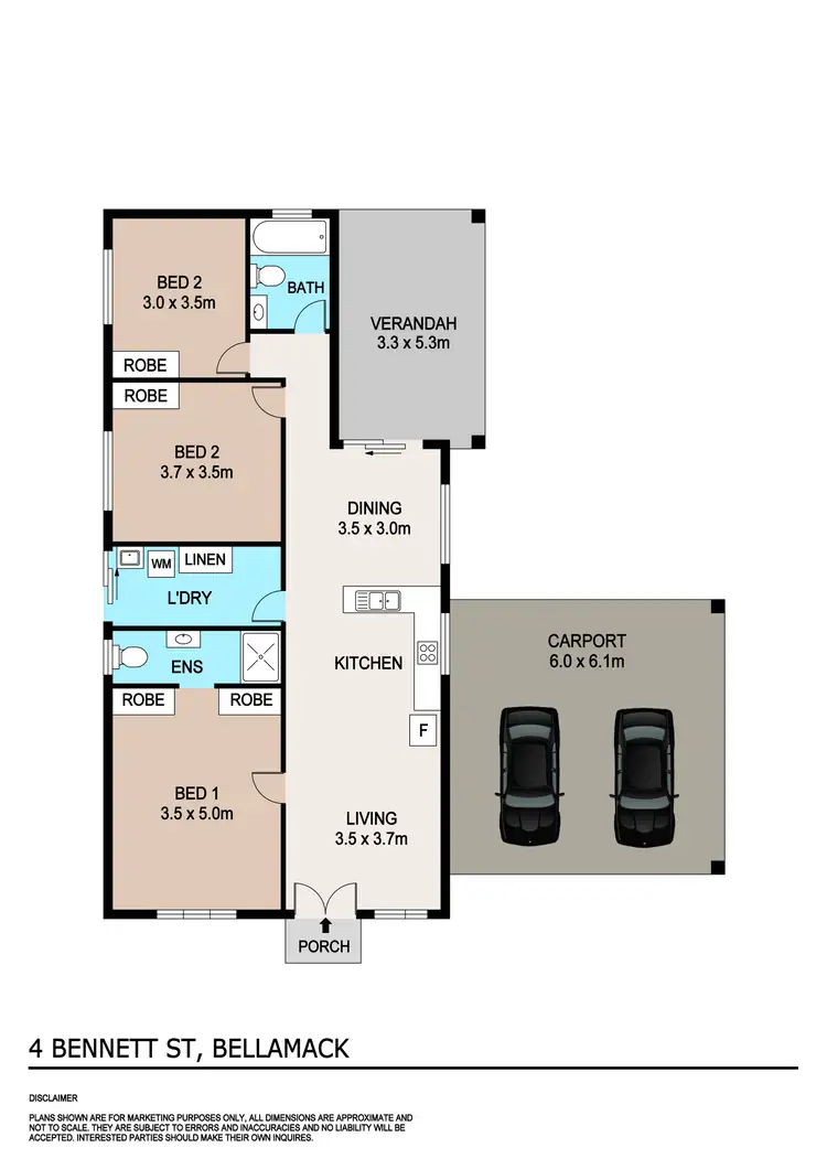Floorplan of Homely house listing, 4 Bennett Street, Bellamack NT 832