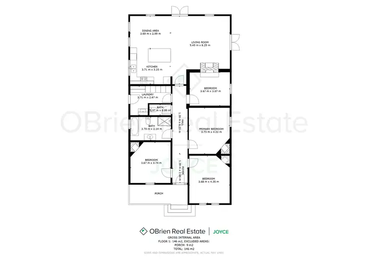 Floorplan of Homely house listing, 73 Rowan Street, Wangaratta VIC 3677