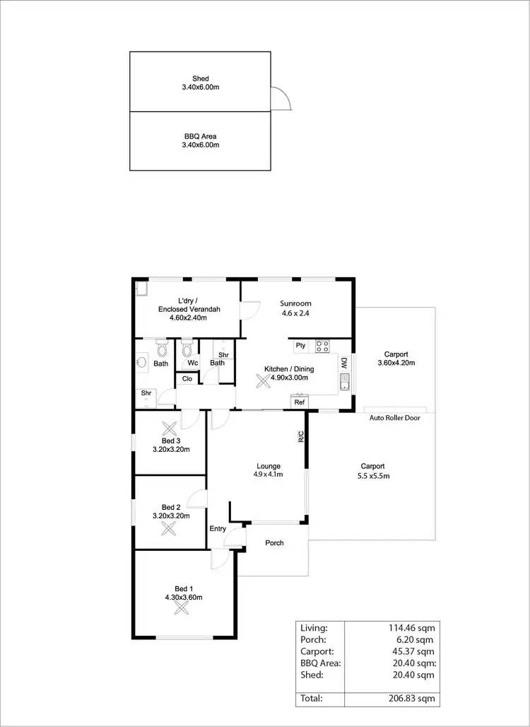Floorplan of Homely house listing, 461 Victoria Road, Taperoo SA 5017
