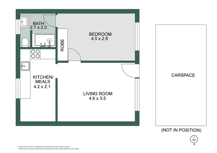 Floorplan of Homely apartment listing, 4/99 Neerim Road, Glen Huntly VIC 3163