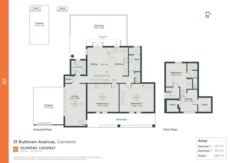 Floorplan of Homely house listing, 31 Ruthven Avenue, Glandore SA 5037