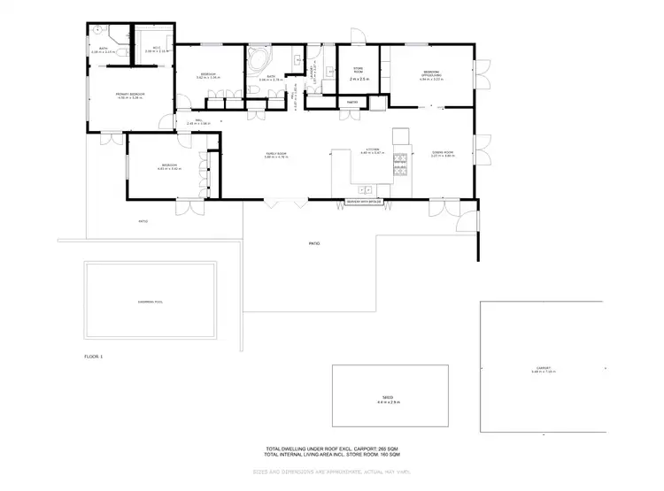 Floorplan of Homely house listing, 43 Benn Street, Brinsmead QLD 4870