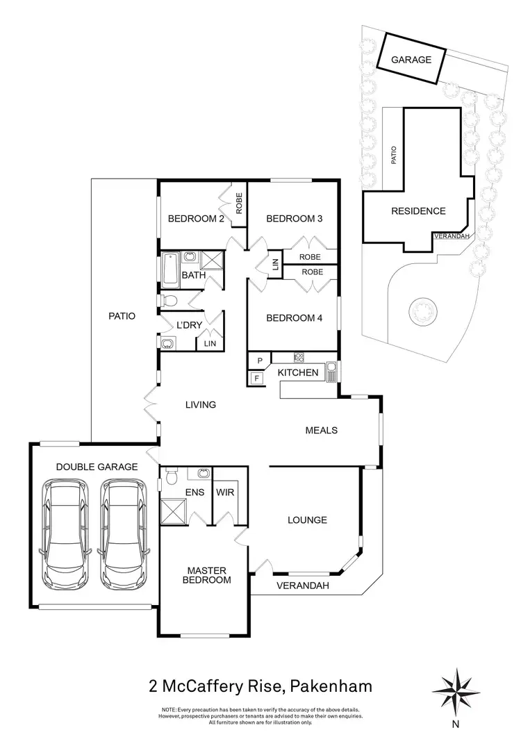 Floorplan of Homely house listing, 2 McCaffery Rise, Pakenham VIC 3810
