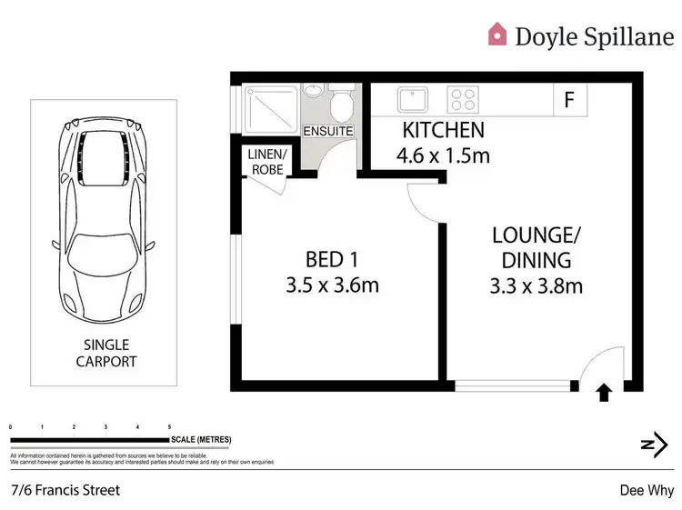 Floorplan of Homely apartment listing, 7/6 Francis Street, Dee Why NSW 2099