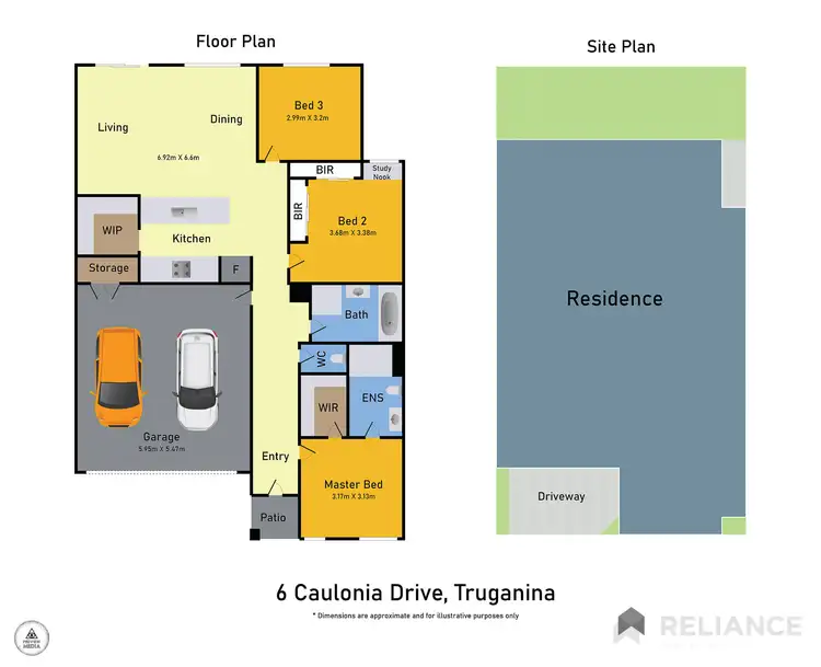 Floorplan of Homely house listing, 6 Caulonia Drive, Truganina VIC 3029