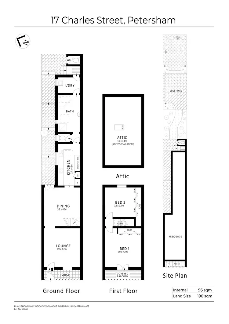 Floorplan of Homely house listing, 17 Charles Street, Petersham NSW 2049