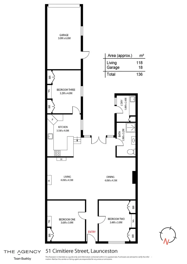 Floorplan of Homely house listing, 51 Cimitiere Street, Launceston TAS 7250