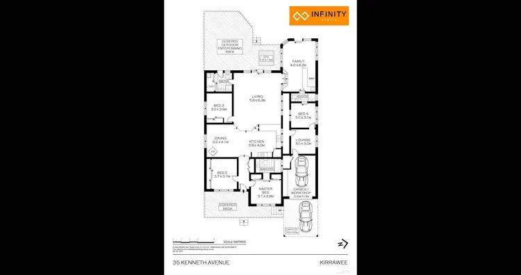Floorplan of Homely house listing, 35 Kenneth Avenue, Kirrawee NSW 2232