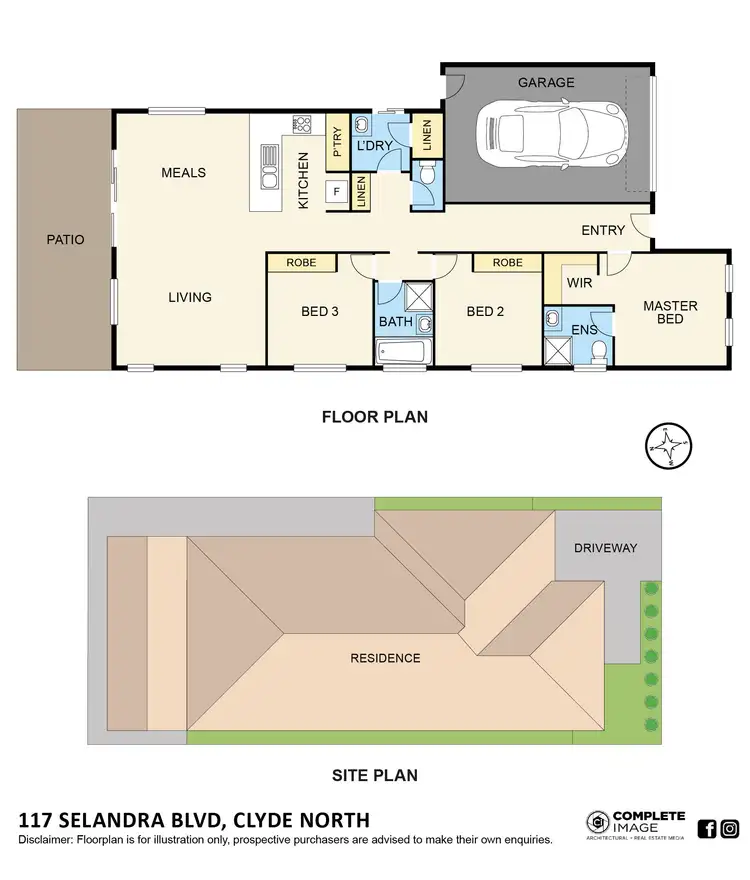 Floorplan of Homely house listing, 117 Selandra Boulevard, Clyde North VIC 3978