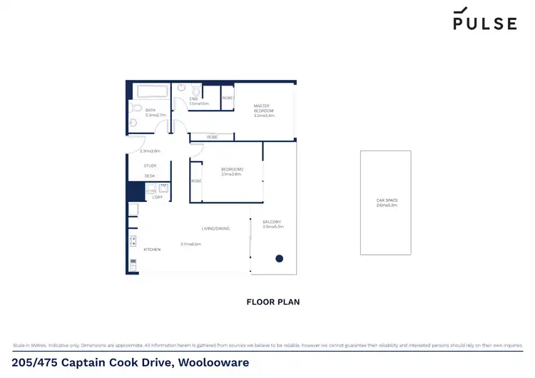 Floorplan of Homely apartment listing, 205/475 Captain Cook Drive, Woolooware NSW 2230