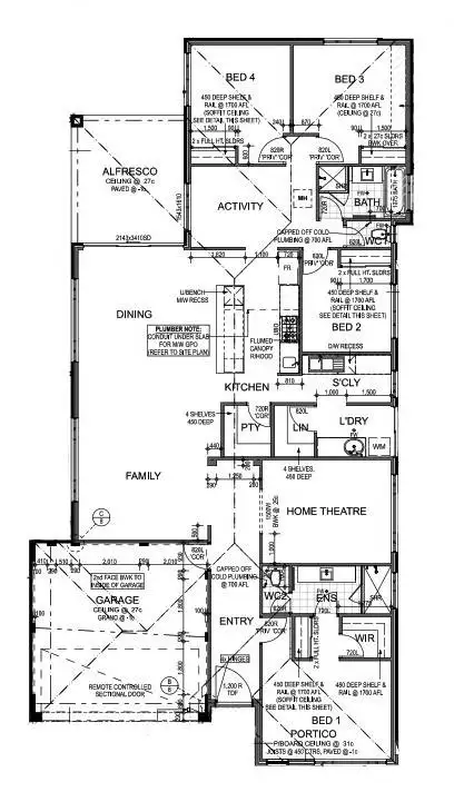 Floorplan of Homely house listing, 5 Berican Parade, Hilbert WA 6112