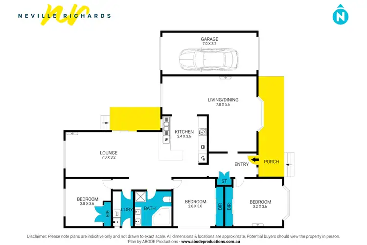 Floorplan of Homely house listing, 6 Alchera Court, Clifton Springs VIC 3222