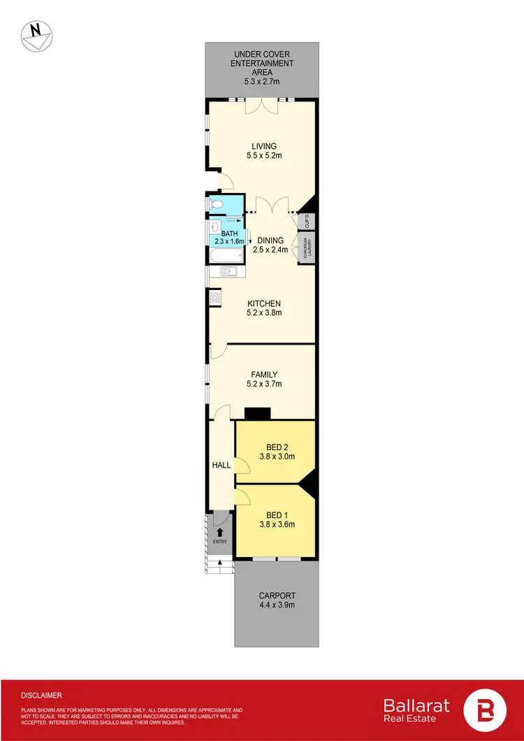 Floorplan of Homely house listing, 307 Eyre Street, Ballarat Central VIC 3350