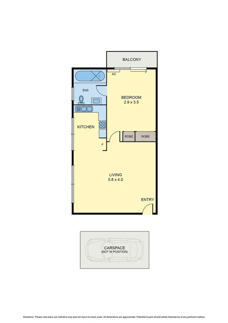 Floorplan of Homely unit listing, 8/14 Hutcheson Street, Moonee Ponds VIC 3039
