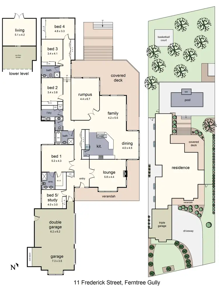 Floorplan of Homely house listing, 11 Frederick Street, Ferntree Gully VIC 3156