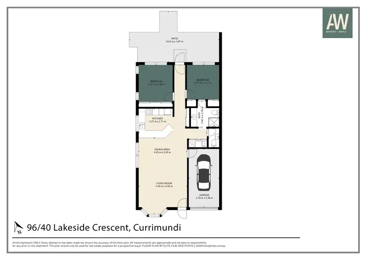 Floorplan of Homely unit listing, 96/40 Lakeside Crescent, Currimundi QLD 4551