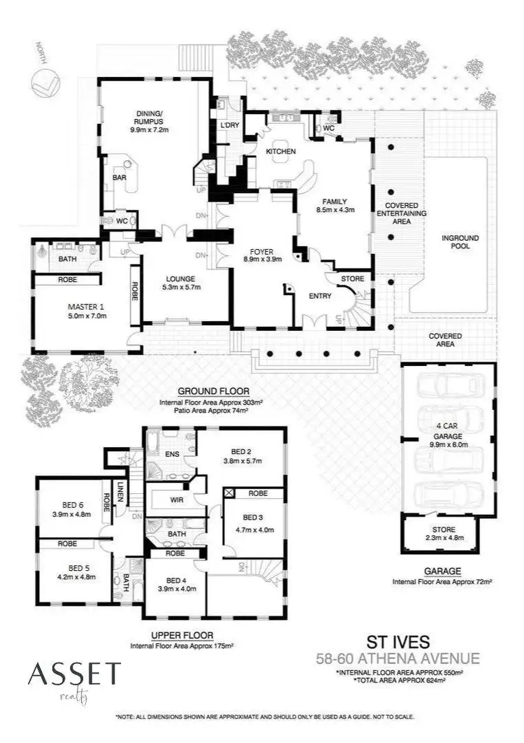 Floorplan of Homely house listing, 58-60 Athena Avenue, St Ives NSW 2075