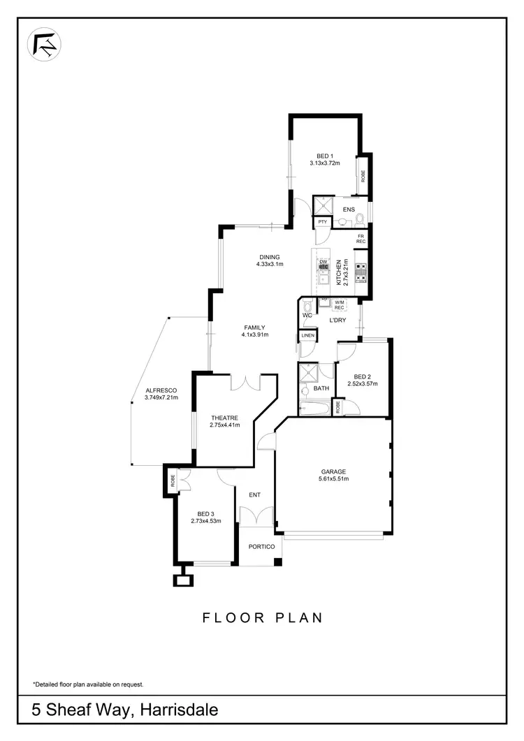 Floorplan of Homely house listing, 5 Sheaf Way, Harrisdale WA 6112