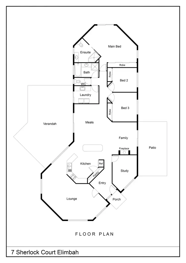 Floorplan of Homely house listing, 7 Sherlock Court, Elimbah QLD 4516