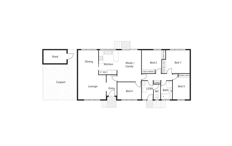 Floorplan of Homely house listing, 6 Esk Place, Lyons ACT 2606