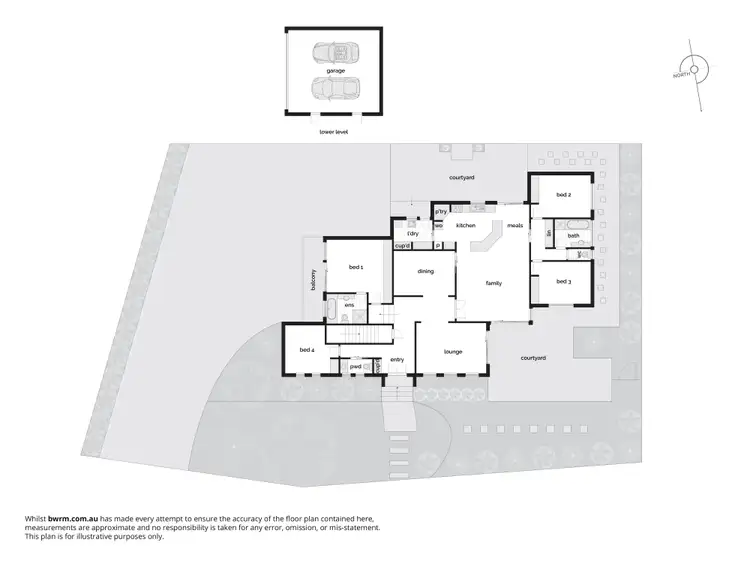 Floorplan of Homely townhouse listing, 14 Alexander Street, Red Hill ACT 2603