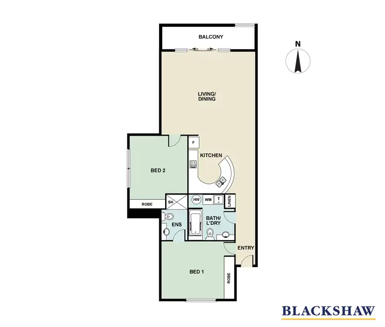Floorplan of Homely apartment listing, 22/2 Hopegood Place, Garran ACT 2605