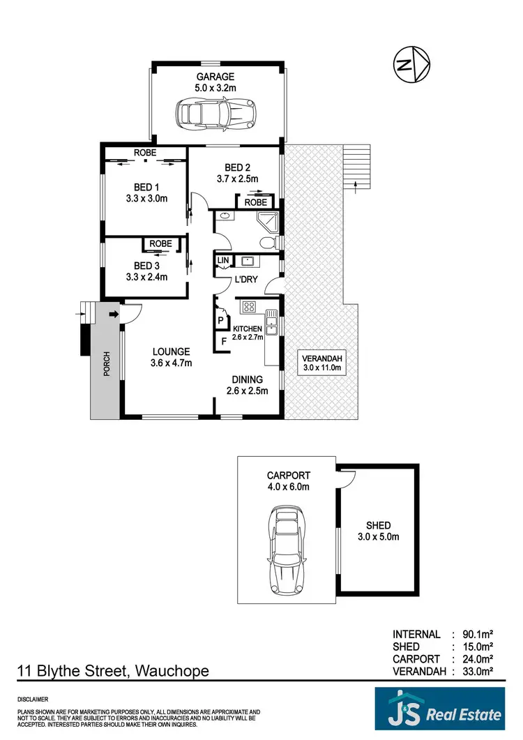 Floorplan of Homely house listing, 11 Blythe Street, Wauchope NSW 2446