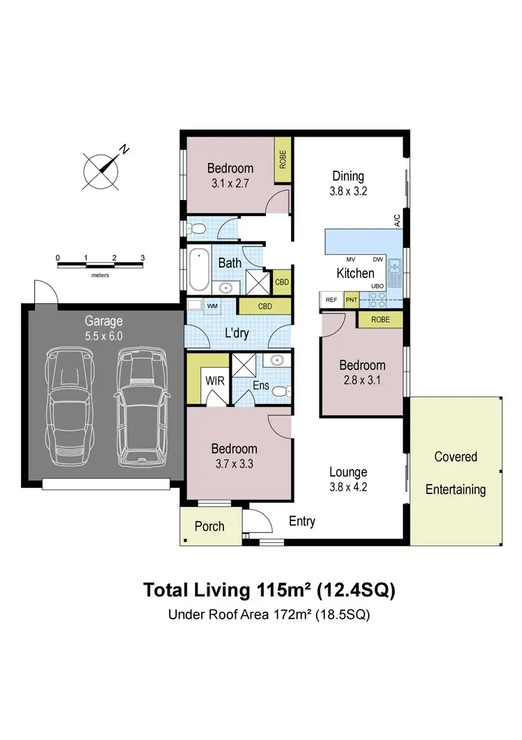 Floorplan of Homely unit listing, 5/36 Railway Avenue, Garfield VIC 3814