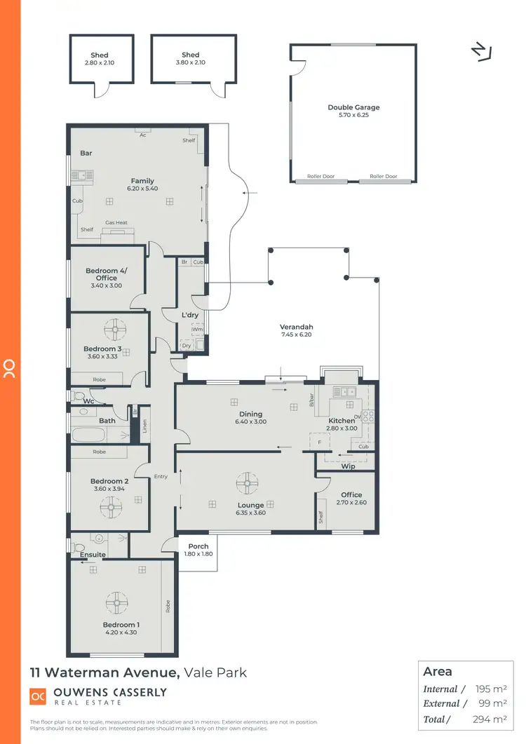 Floorplan of Homely house listing, 11 Waterman Avenue, Vale Park SA 5081
