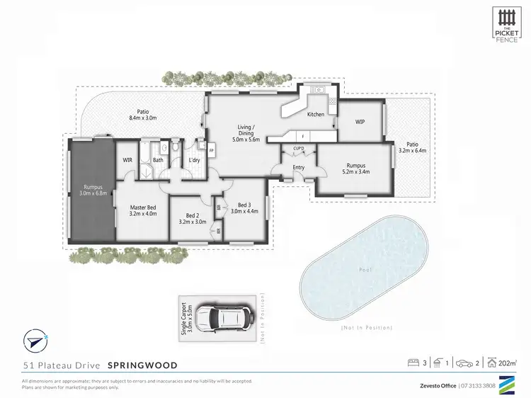 Floorplan of Homely house listing, 51 Plateau Drive, Springwood QLD 4127