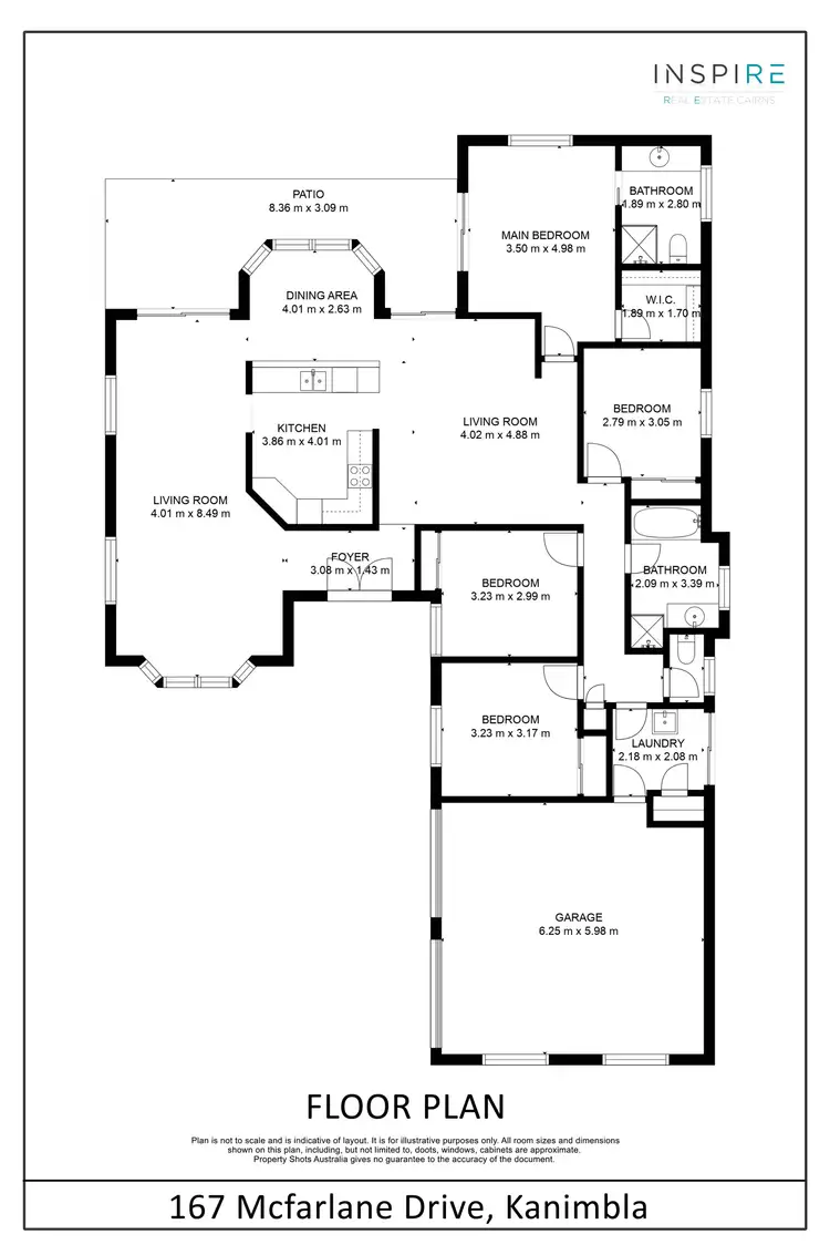 Floorplan of Homely house listing, 167 McFarlane Drive, Kanimbla QLD 4870