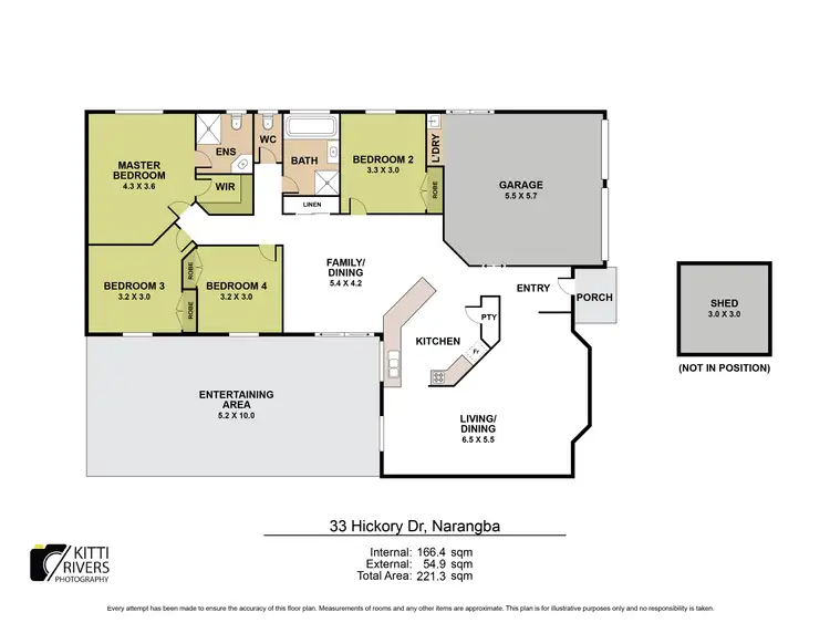 Floorplan of Homely house listing, 33 Hickory Drive, Narangba QLD 4504