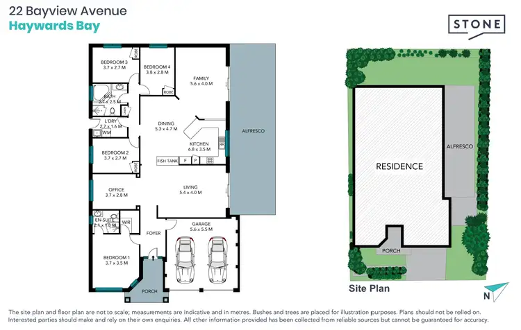 Floorplan of Homely house listing, 22 Bayview Avenue, Haywards Bay NSW 2530