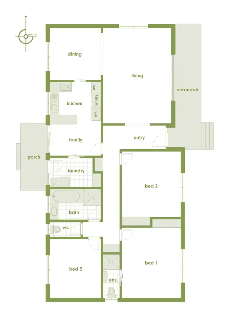 Floorplan of Homely house listing, 88 Boddington Crescent, Kambah ACT 2902