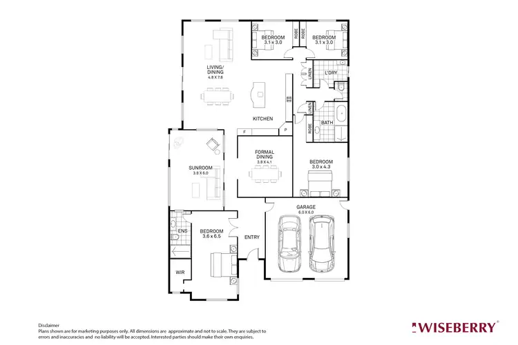 Floorplan of Homely house listing, 59 Mebbin Circuit, Woongarrah NSW 2259