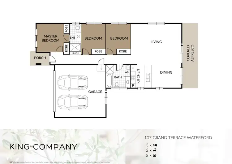 Floorplan of Homely house listing, 107 Grand Terrace, Waterford QLD 4133
